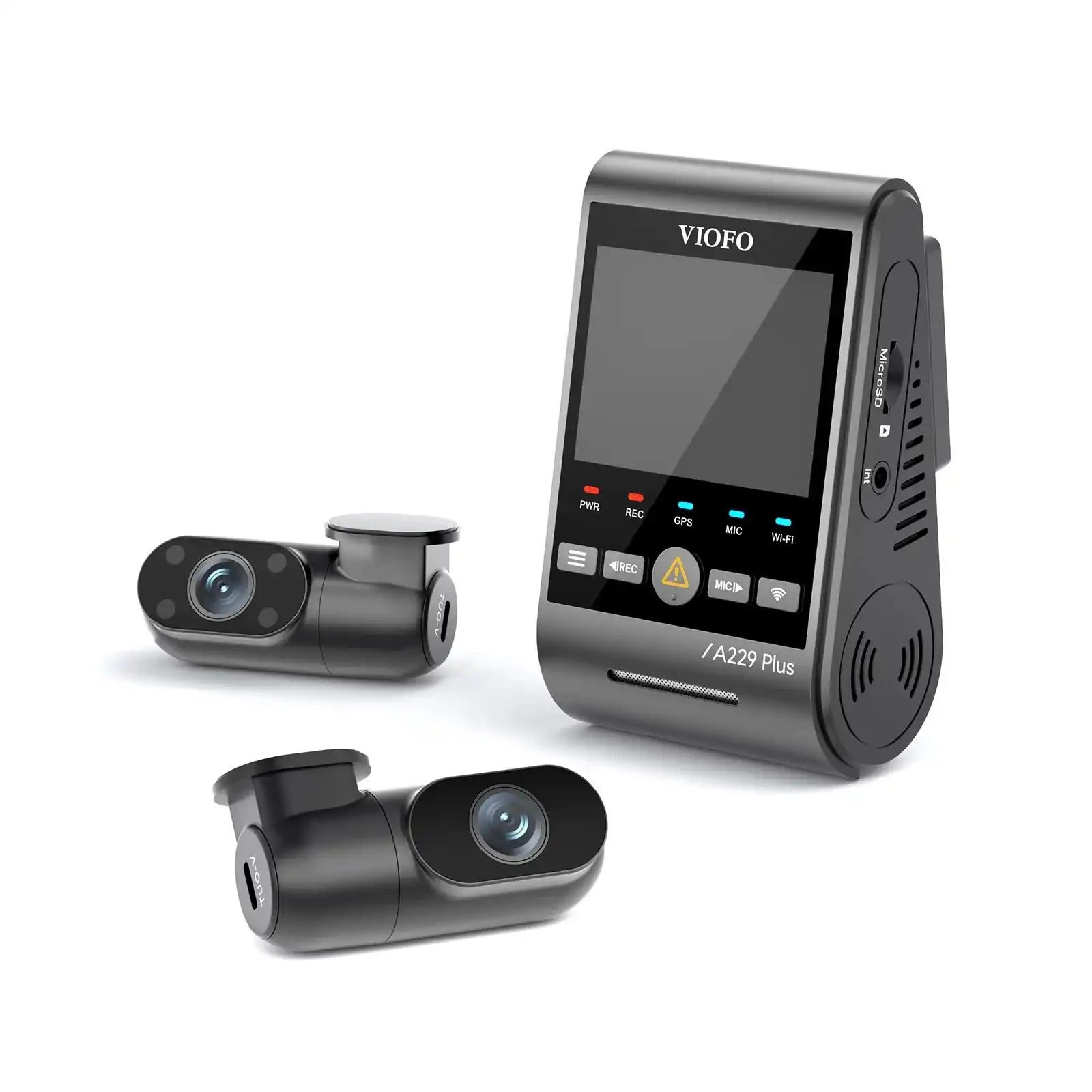 VIOFO Видеорегистратор Dash Cam A229 Plus 3 Channel - 2K