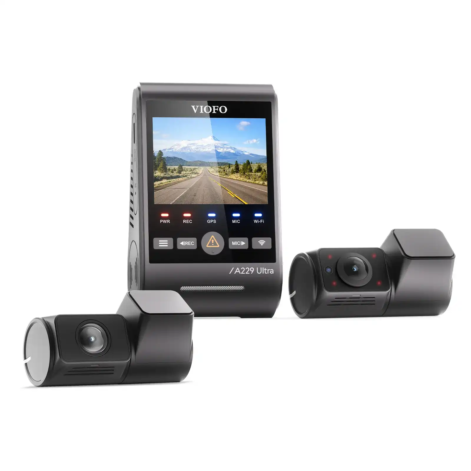 VIOFO Видеорегистратор Dash Cam A229 Ultra 3 Channel - 4K