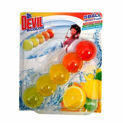 Ароматизатор за тоалетна Dr. Devil BiColor Гел