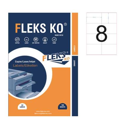 Етикети Fleks Ko Бели