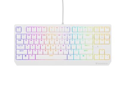 Клавиатура Genesis Gaming Keyboard Thor 230 TKL US RGB Mechanical Outemu Brown White Hot Swap