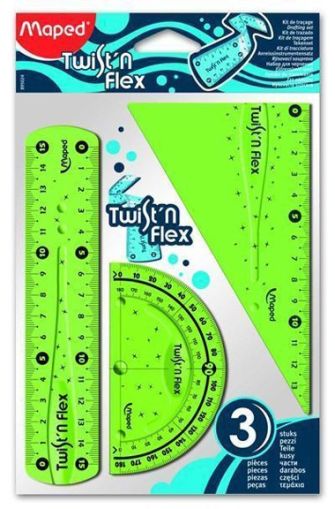 Комплект чертожни инструменти Maped Twist`n Flex Три части