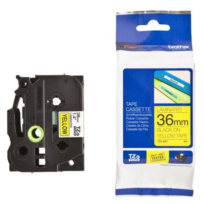 Консуматив Brother TZe-661 Tape Black on Yellow