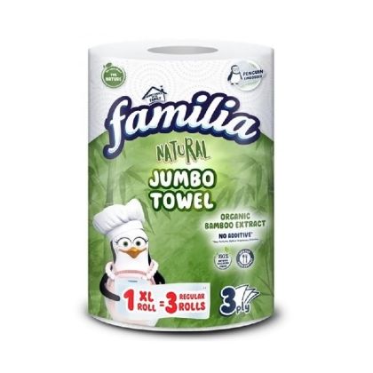 Кухненска ролка Familia Jumbo 100% целулоза