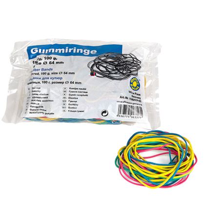 Ластици Office Point Ф64 mm 100 g