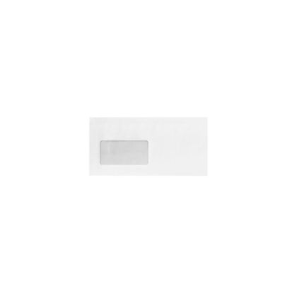Плик DL с ляв прозорец Бял