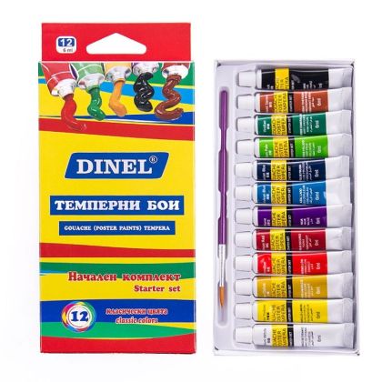 Темперни бои Dinel В туба