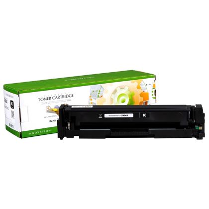 Тонер касета универсална Static Control Black HP no. 201X CF400X CRG-045HB SUPER PREMIUM Съвместим консуматив