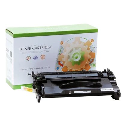 Тонер касета универсална Static Control Black HP no. 87X CF287X CRG-041H SUPER PREMIUM Съвместим консуматив