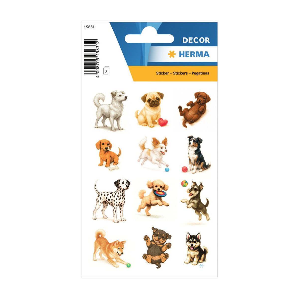 Herma Стикери Кучета