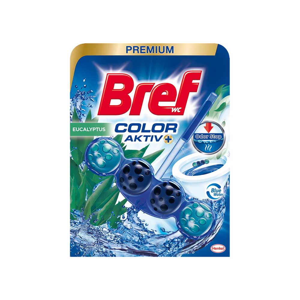 Ароматизатор за тоалетна Bref Blue Aktiv