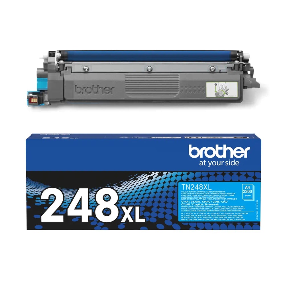 Оригинална тонер касета Brother TN-248XLC
