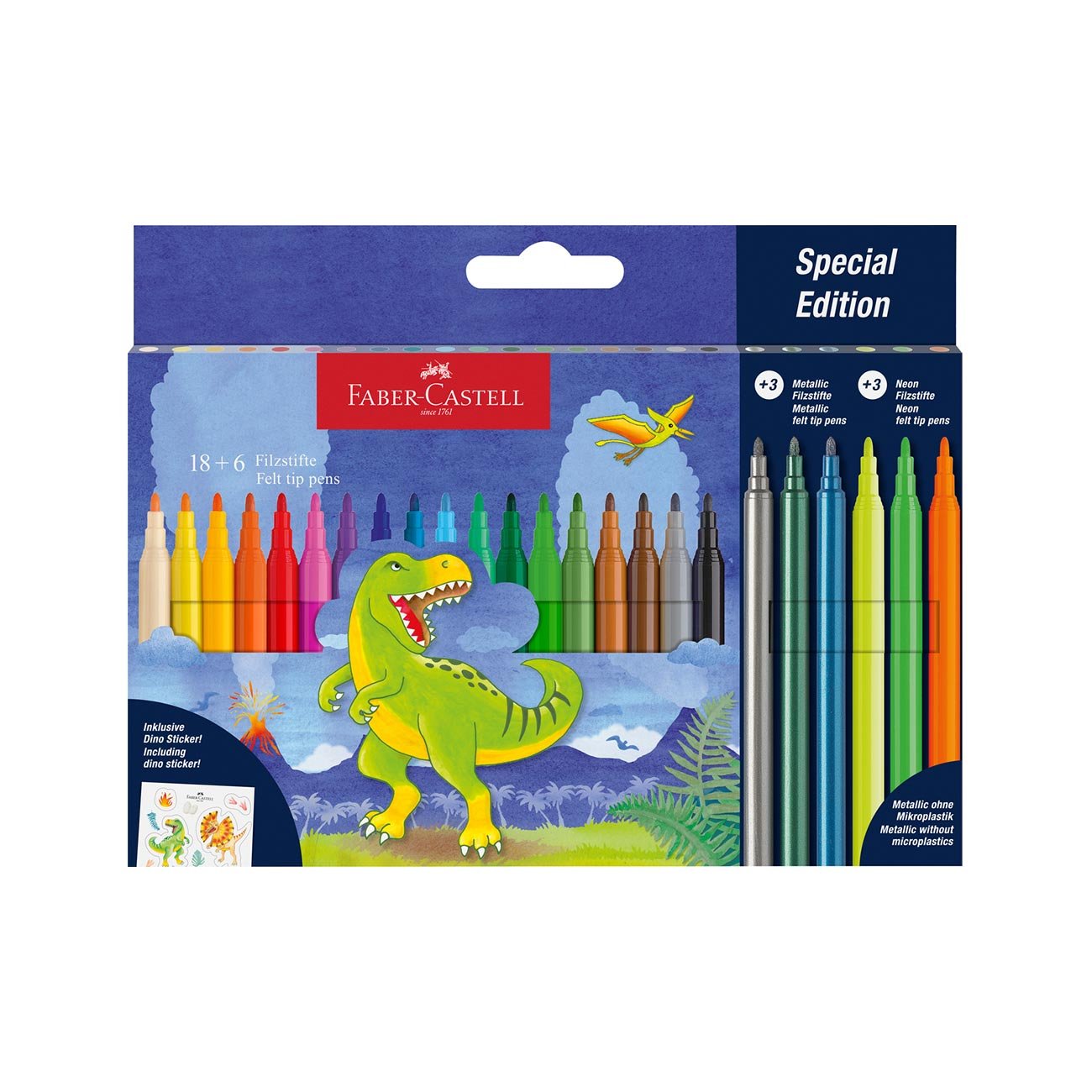 Faber-Castell Флумастери Динозавър