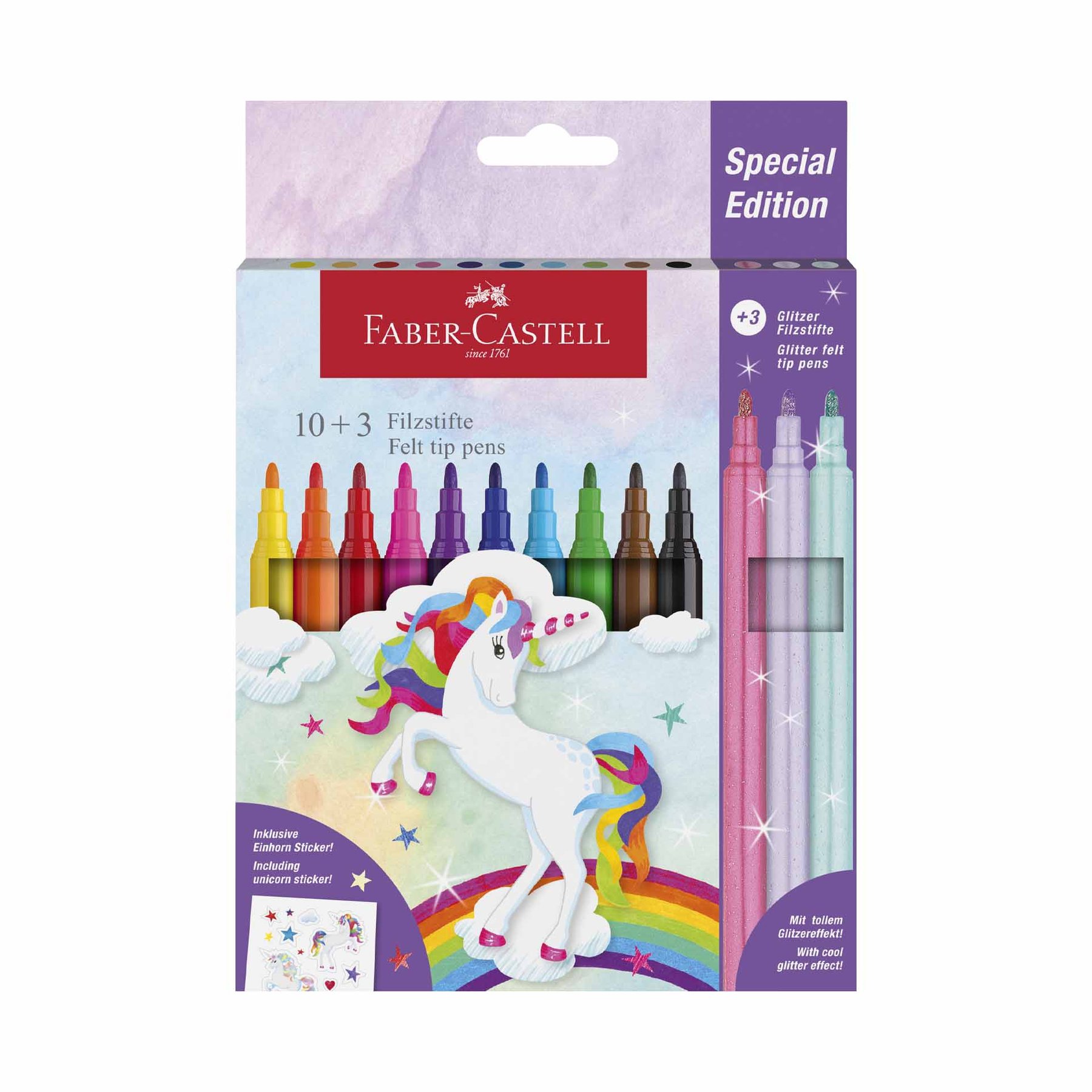 Faber-Castell Флумастери Замък - Еднорог