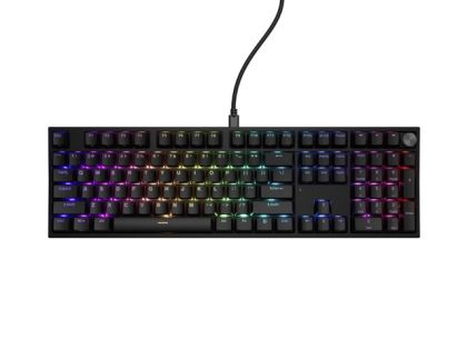 Клавиатура Genesis Mechanical Gaming Keyboard Thor 404 Black RGB Backlight Gateron Yellow Pro