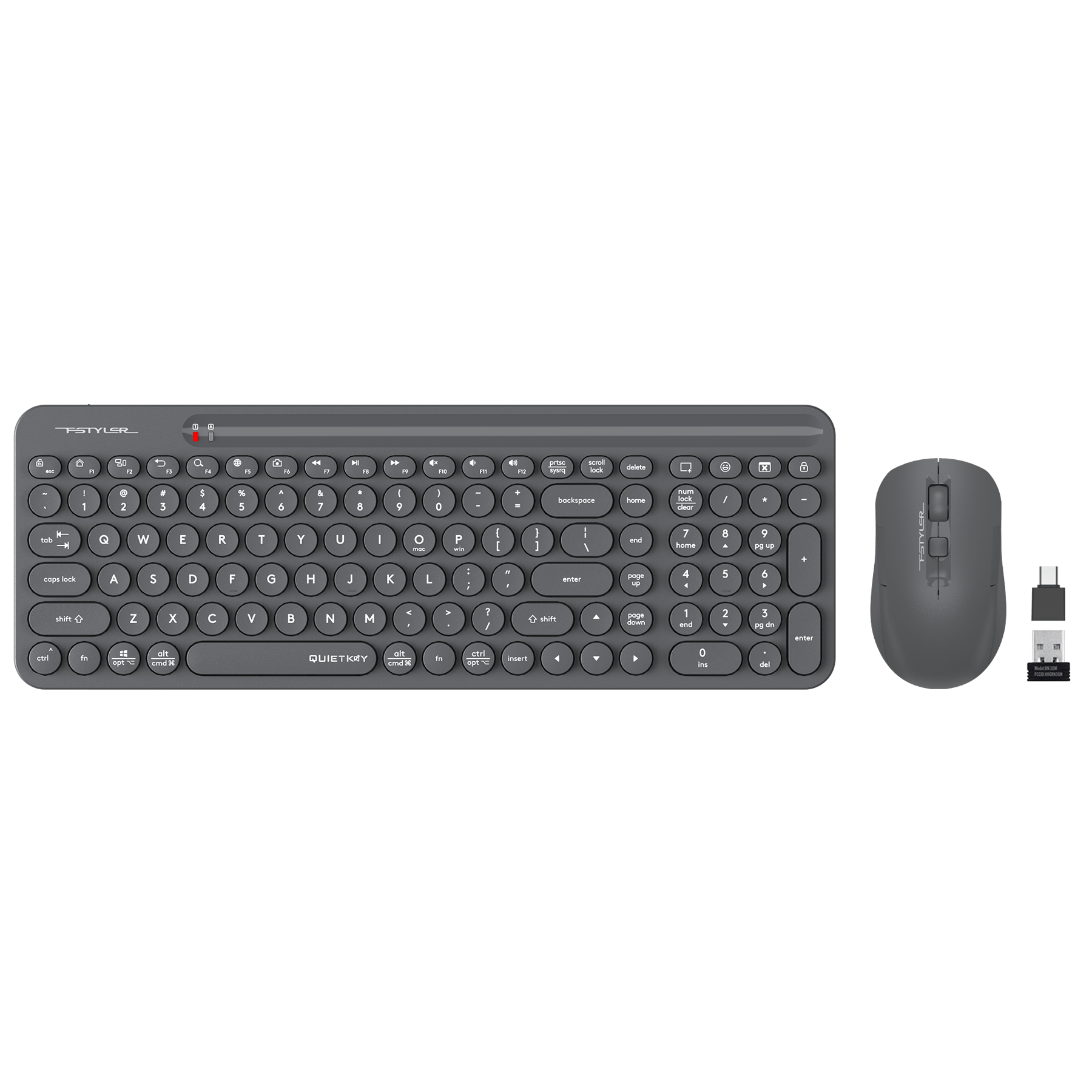 Комплект A4Tech - клавиатура и мишка Fstyler FG3300 Air 2