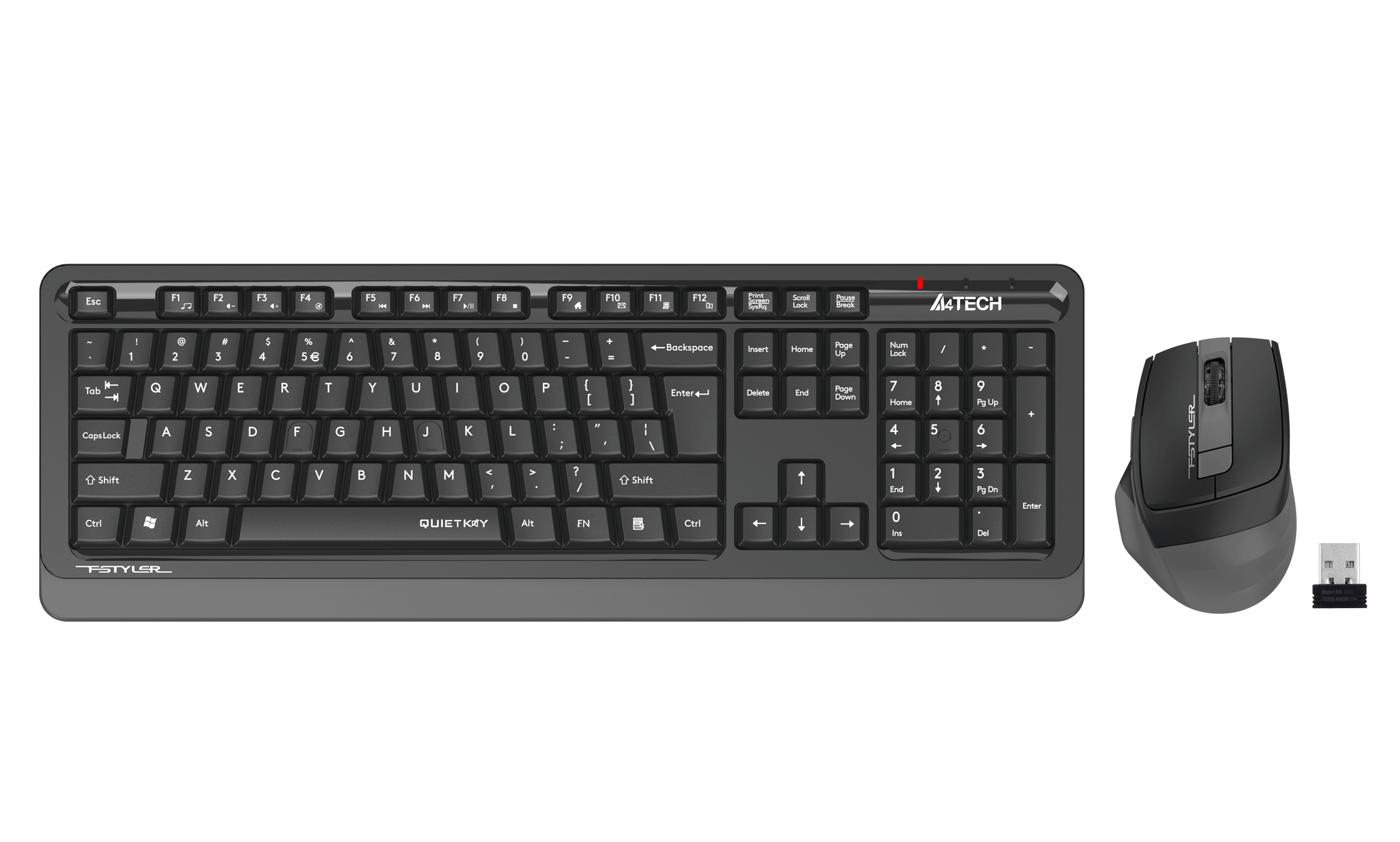 Комплект A4Tech - клавиатура и мишка Fstyler FGS1035Q