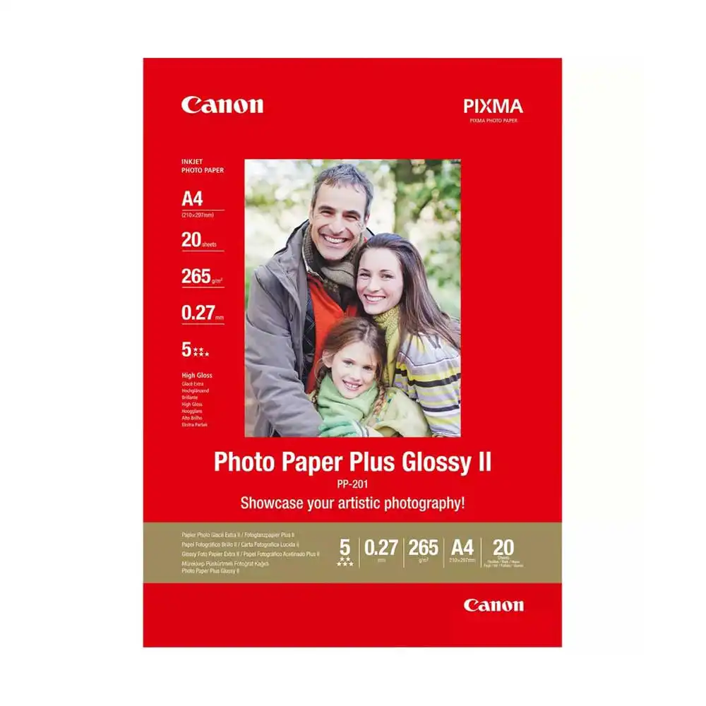 Canon Фото хартия Plus Glossy II PP-201