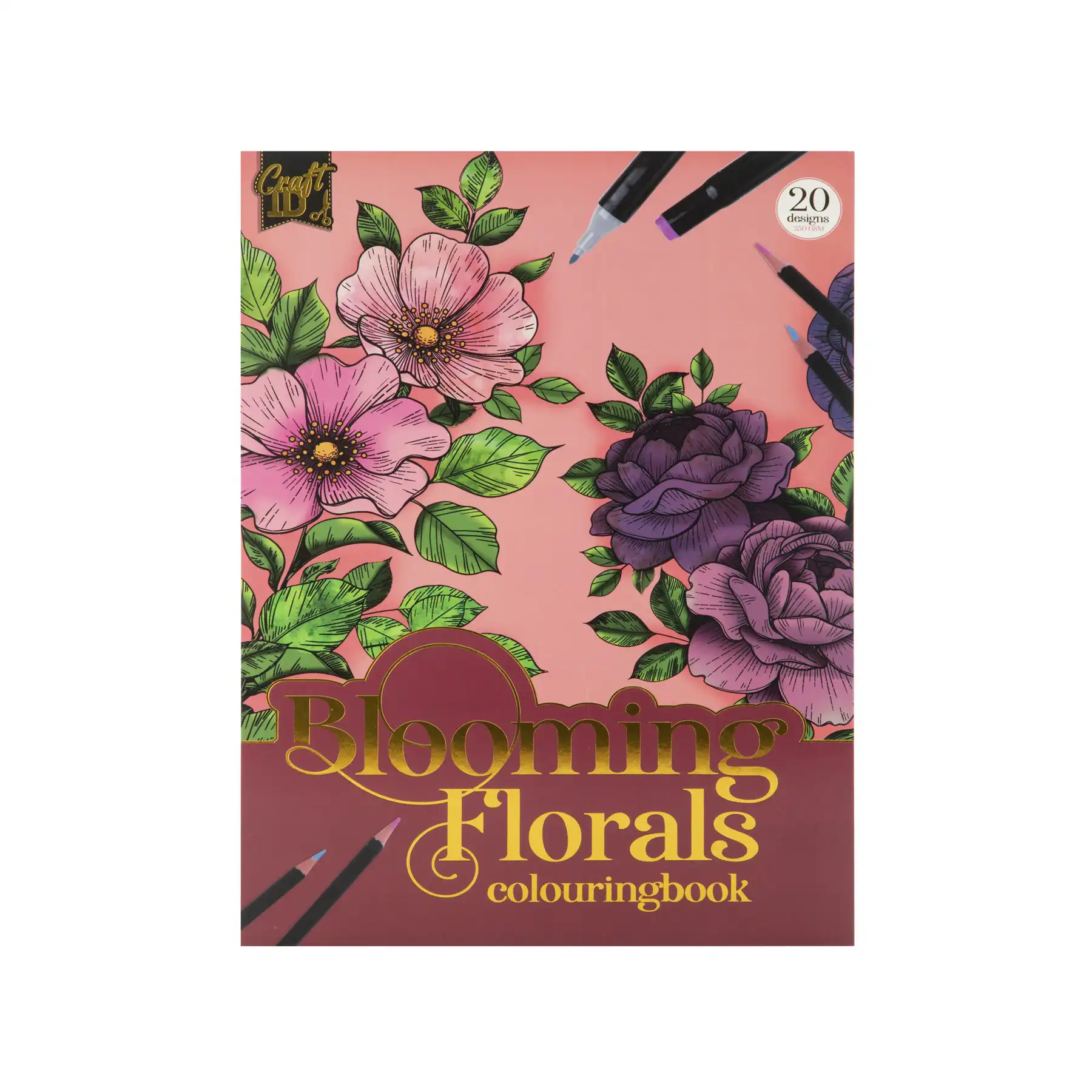 Craft ID Книжка за оцветяване Цветя