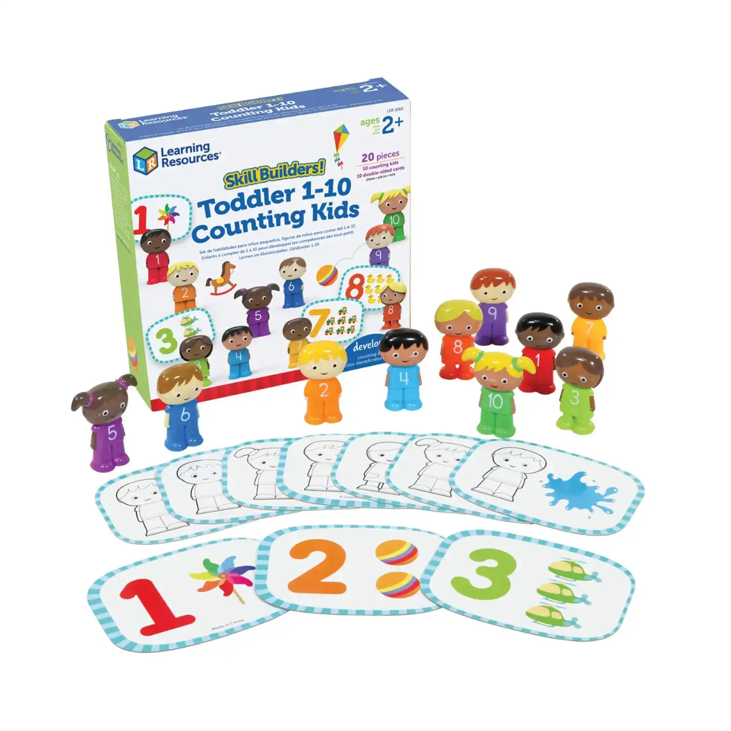 Learning Resources Комплект с карти и фигурки на деца