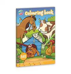 Moxy Книжка за оцветяване Животни