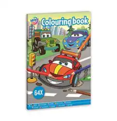 Moxy Книжка за оцветяване Коли