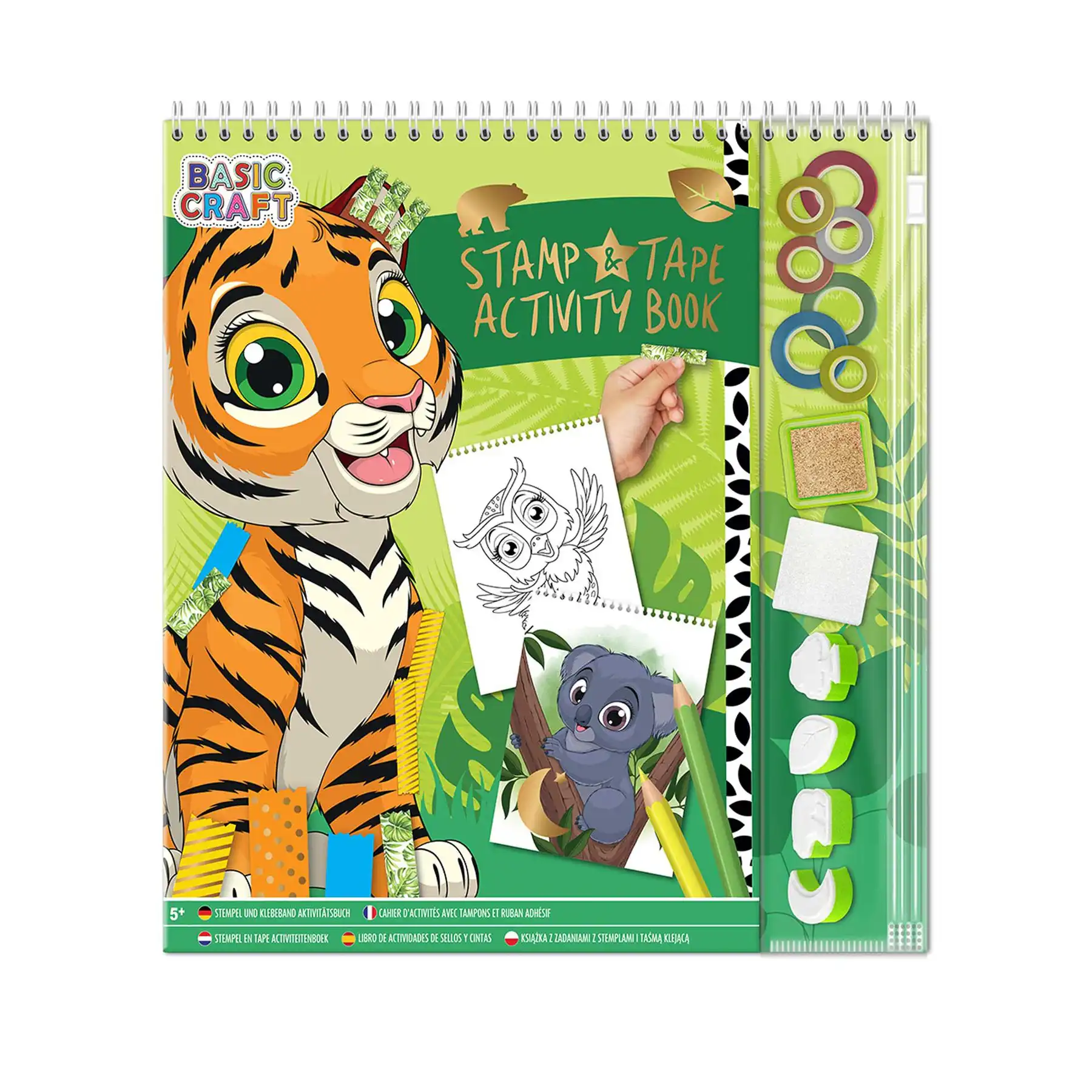 Moxy Книжка с дейности Тигър