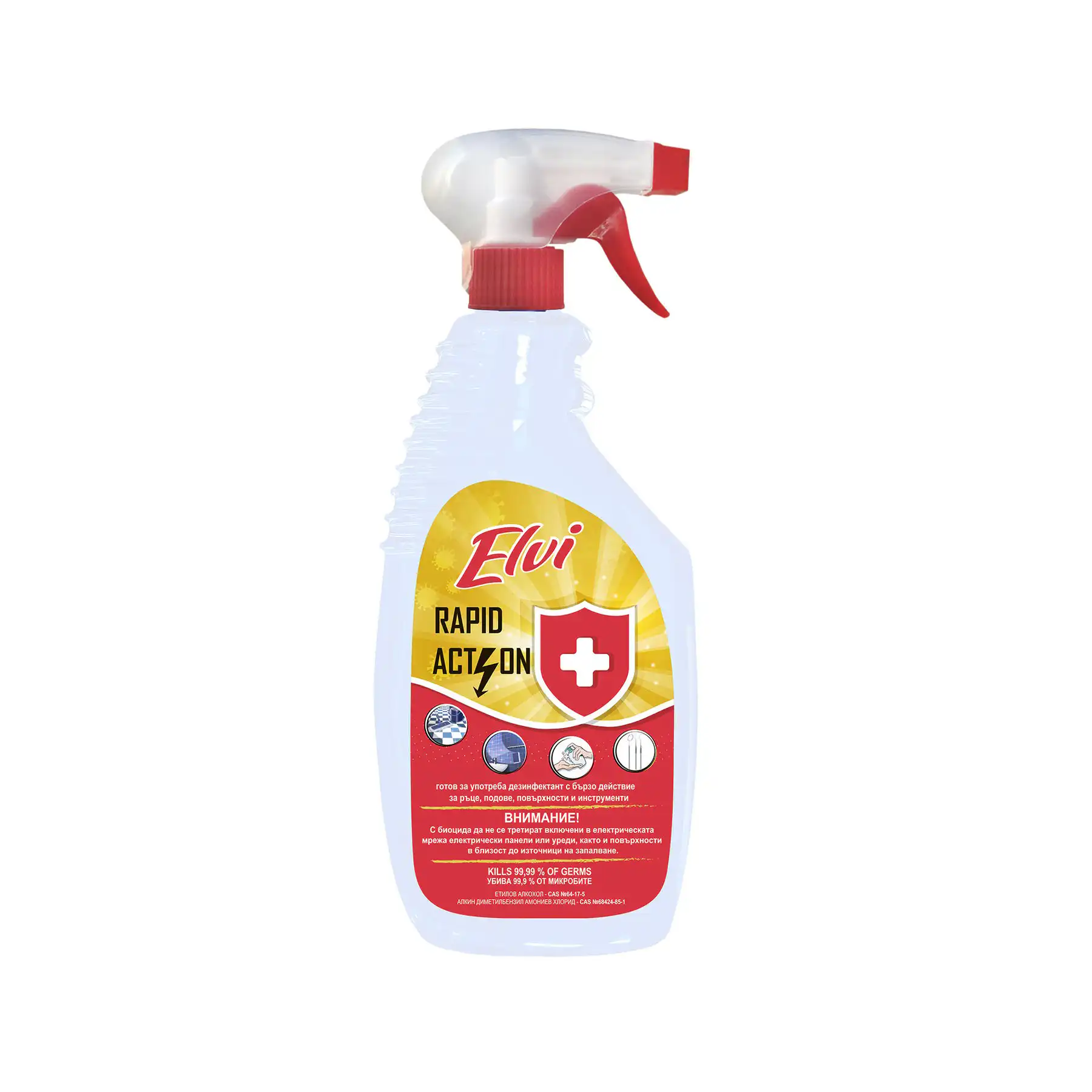 Дезинфектант Elvi Rapid Action 3 в 1