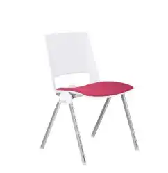 Посетителски стол RFG Sweet Chrome White