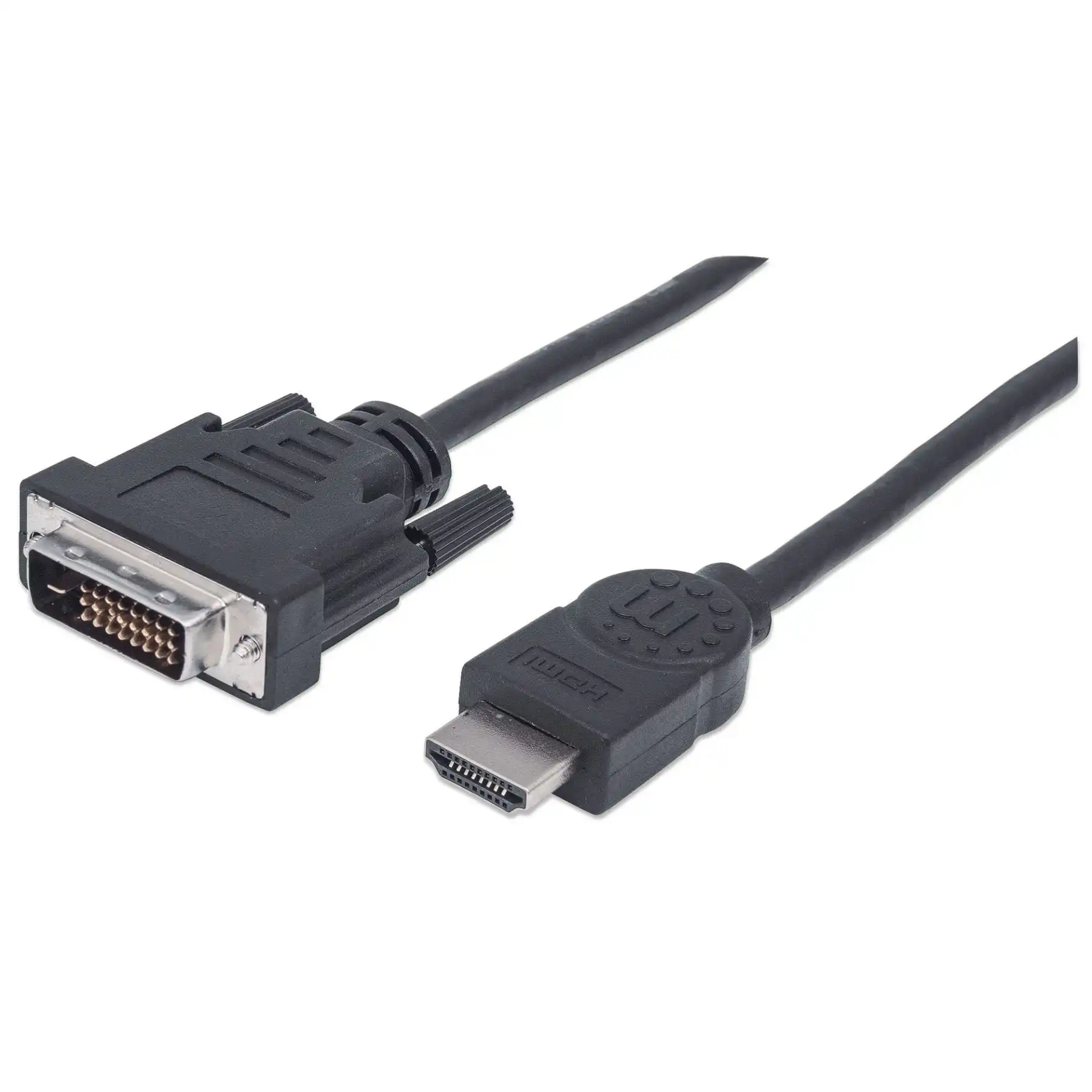 Преходник Manhattan HDMI MALE към DVI-D 24+1 MALE