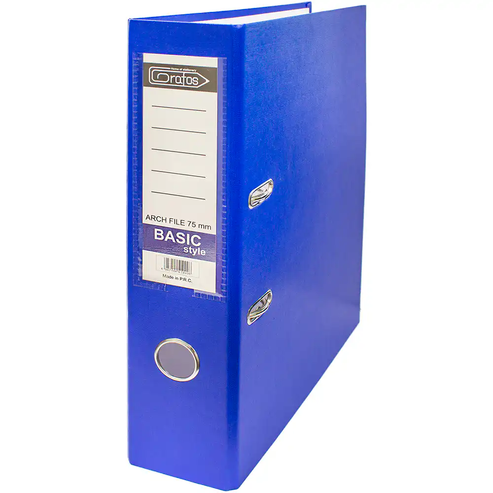 Класьор GRAFOS BASIC PP A4 8см син
