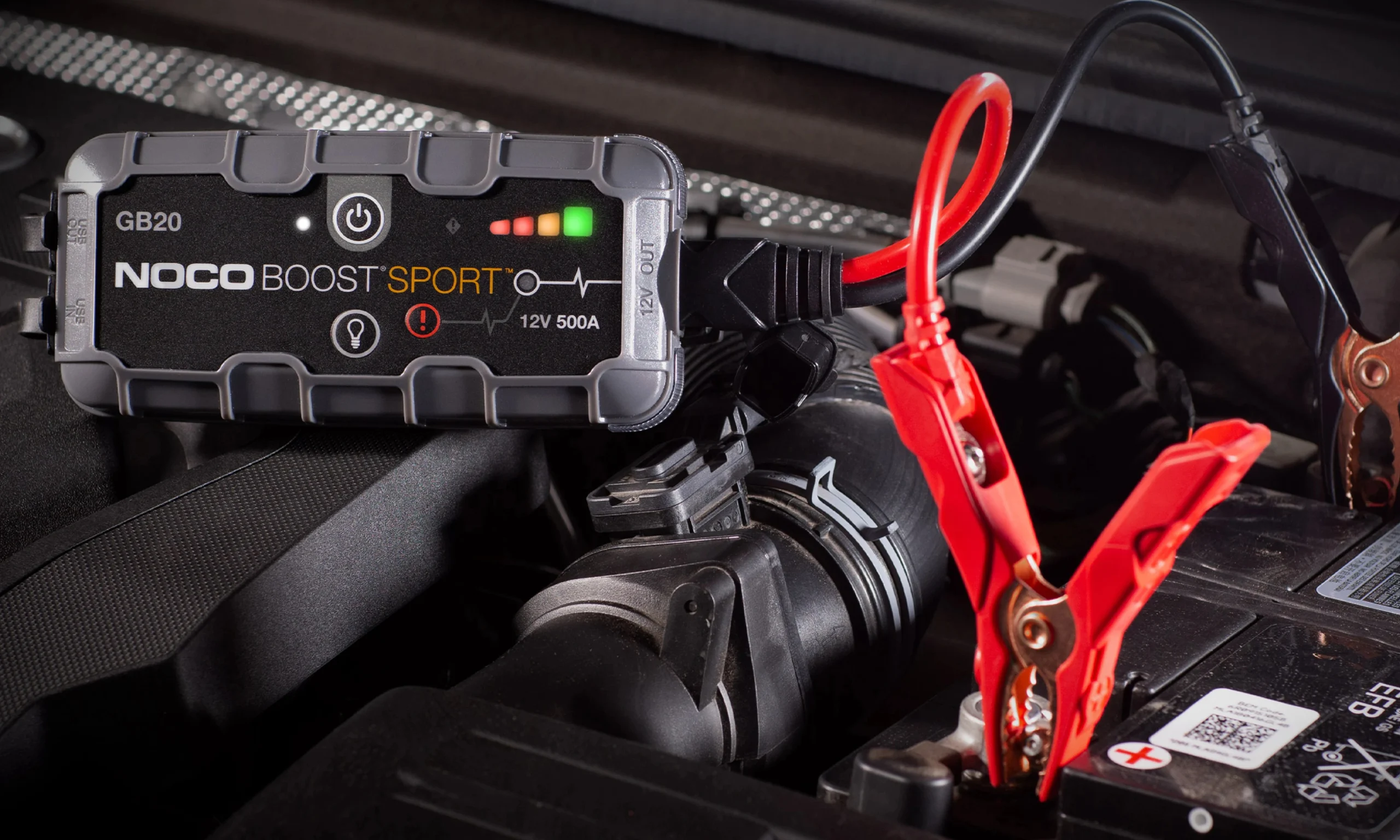 NOCO мултифункционален стартер за автомобил Jump Starter - BOOST SPORT ULTRASAFE GB20 - 500A