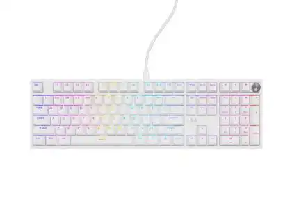 Клавиатура Genesis Mechanical Gaming Keyboard Thor 404 White RGB Backlight Gateron Peach Silent