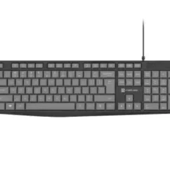 Клавиатура Natec keyboard Nautilus SLIM Black-Grey US layout