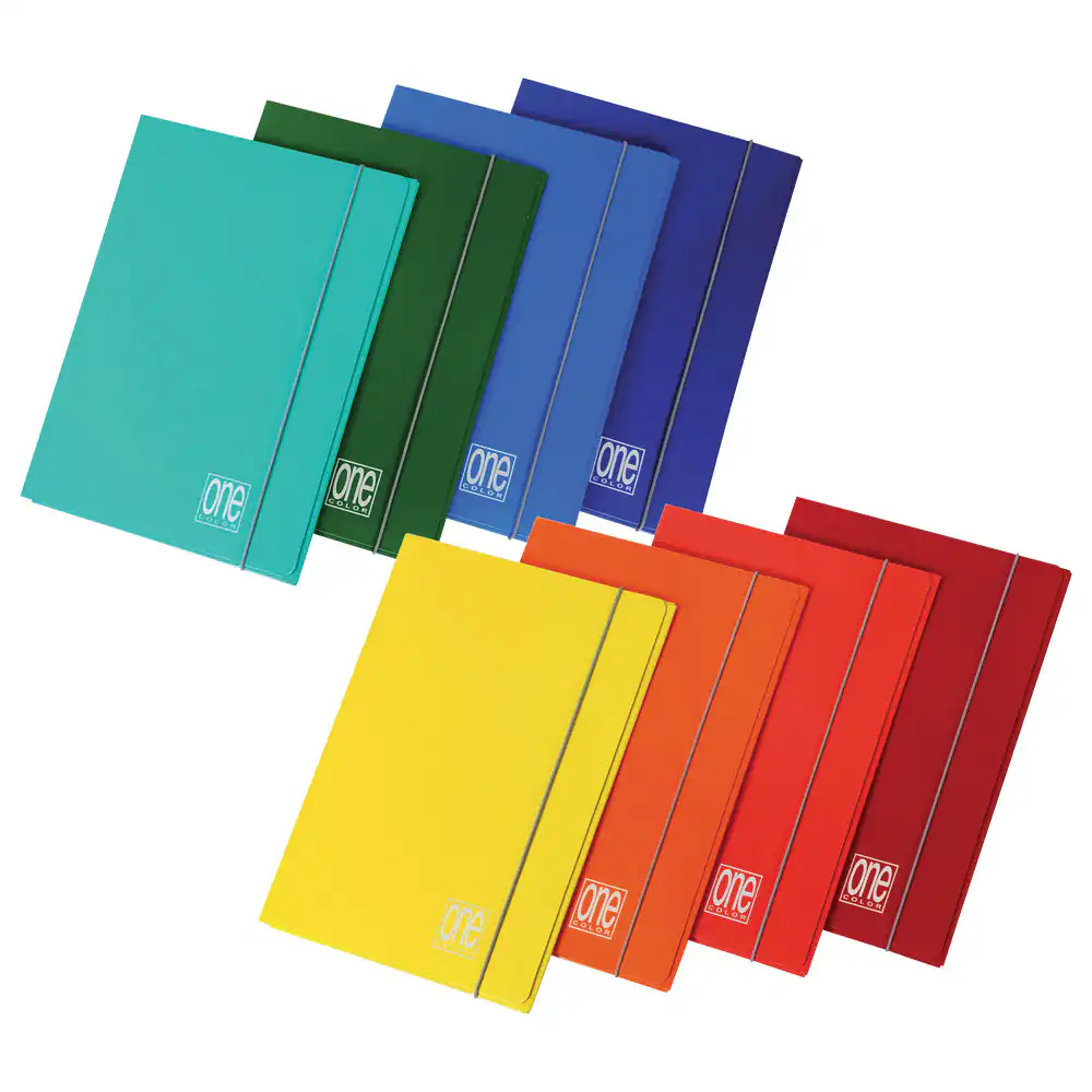Папка с ластик One Color